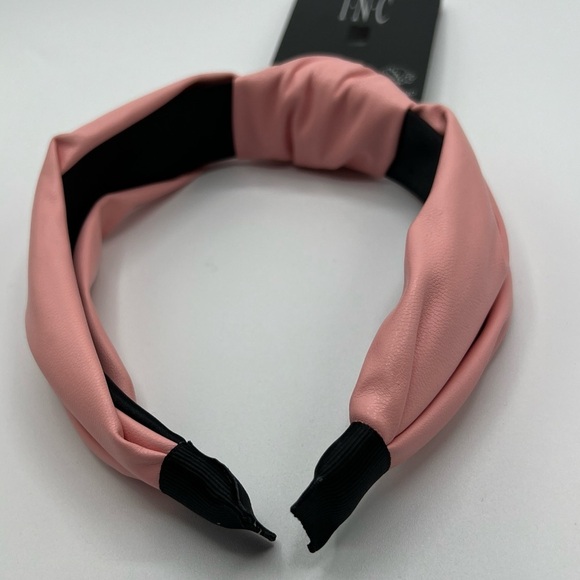 Inc International Concepts Vinyl Knotted Headband in Pink NWT MSRP $25 - Picture 3 of 5